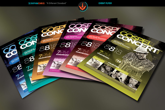 Cosmic Gospel Concert Flyer in Flyer Templates - product preview 1