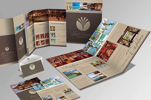 Set of Brochures / Stationery 08 in Brochure Templates - product preview 2