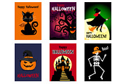 Set of Halloween Cards