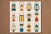 Vintage Camping Lantern Collection