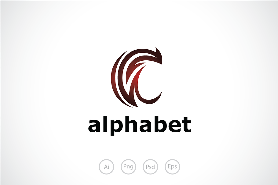 Tribal Alphabet C Logo Template
