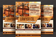 Lawyer Firm Business Flyer Template