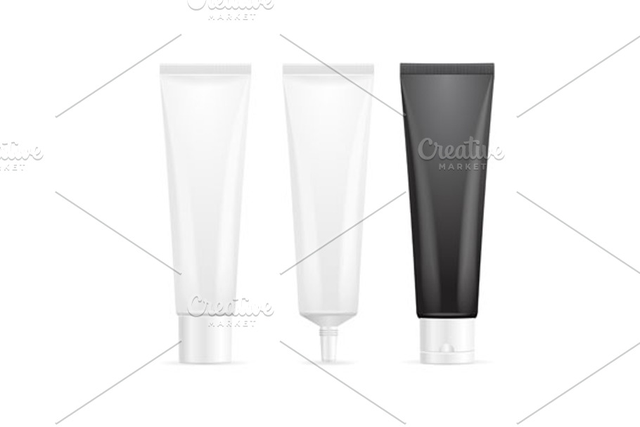 Blank Tube Package Set. Vector in Objects - product preview 8