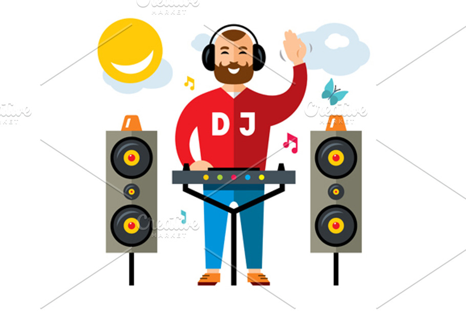 DJ in Illustrations - product preview 8