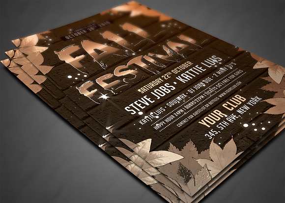 Fall Festival Flyer in Flyer Templates - product preview 2