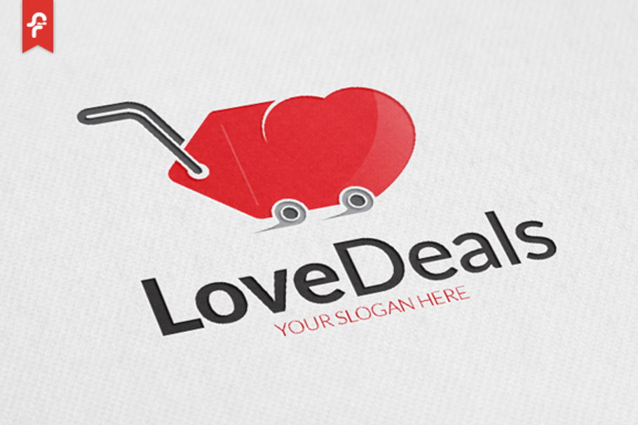 Love Deals Logo in Logo Templates - product preview 8