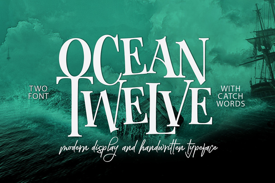 Ocean Twelve Font Duo  in Display Fonts - product preview 8