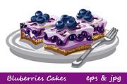 Blueberries Cake