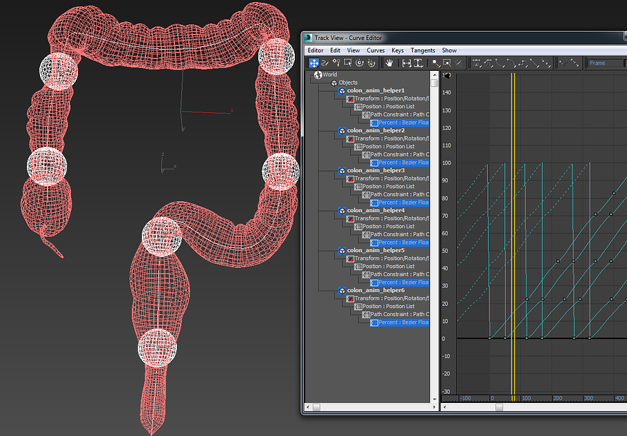 Human colon. Animated in People - product preview 5