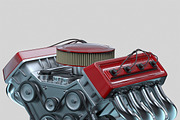 Car engine - Animated
