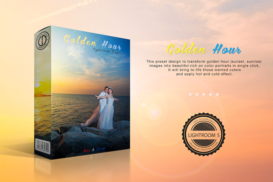 Golden Hour (Hot&Cold) Preset in Photoshop Plugins - product preview 8