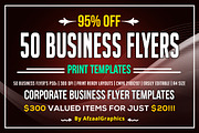 50 Corporate Business Flyers Bundle