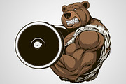  Strong ferocious bear