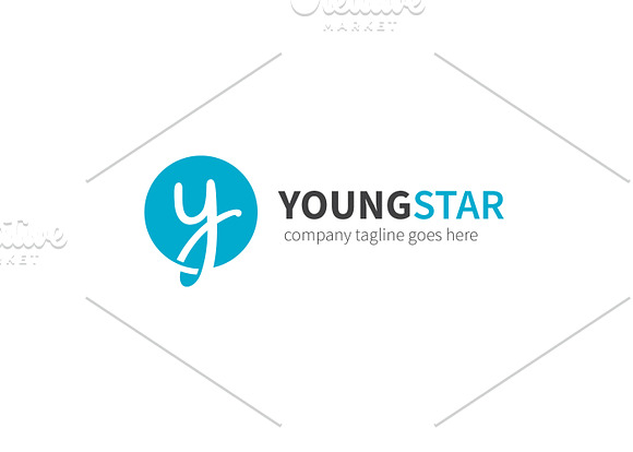 Young Star Letter Y Logo in Logo Templates - product preview 1