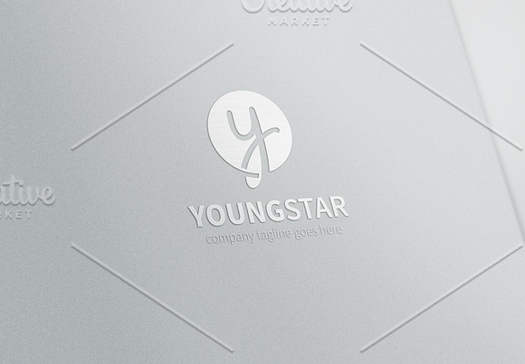 Young Star Letter Y Logo in Logo Templates - product preview 4