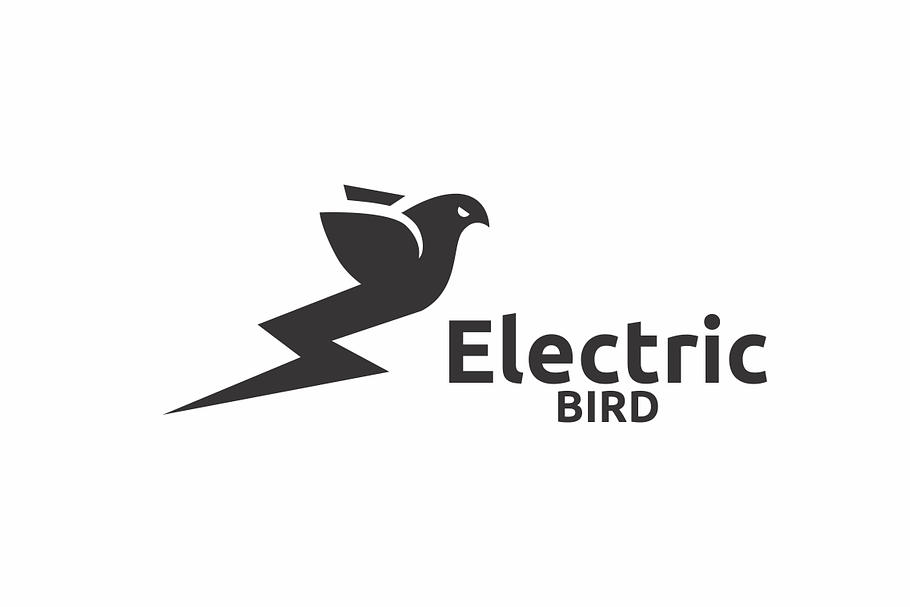 Electric Bird  in Logo Templates - product preview 8