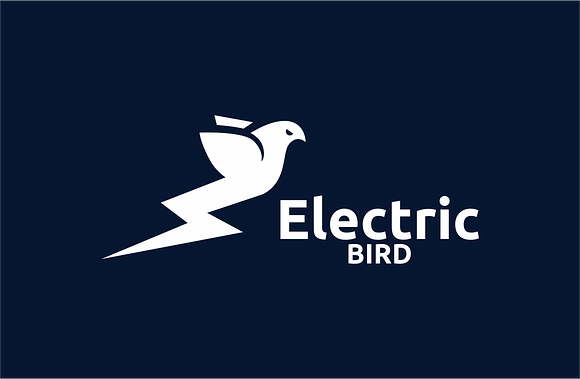Electric Bird  in Logo Templates - product preview 2
