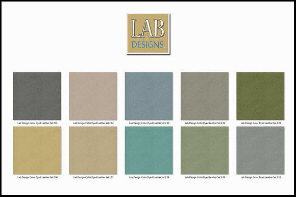 10 Seamless Leathers Coastal Dyes in Textures - product preview 1