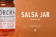 Salsa Jar Mockup