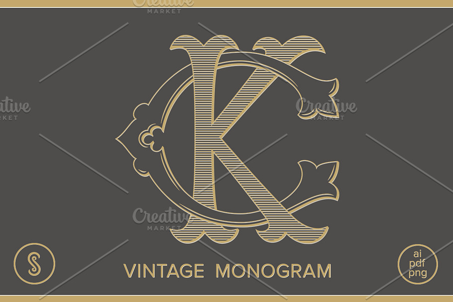 CK Monogram KC Monogram