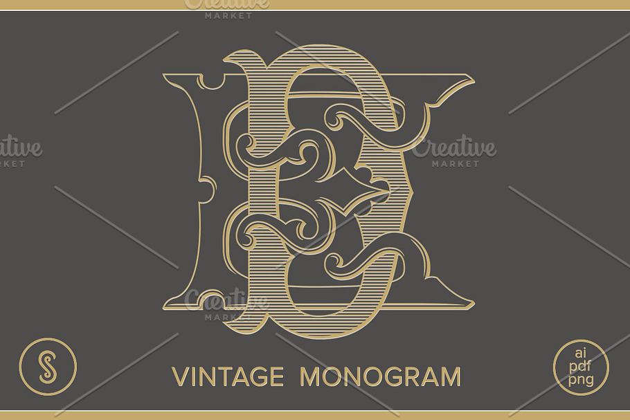 DE Monogram ED Monogram in Logo Templates - product preview 8