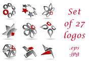 Big logos set - company symbols