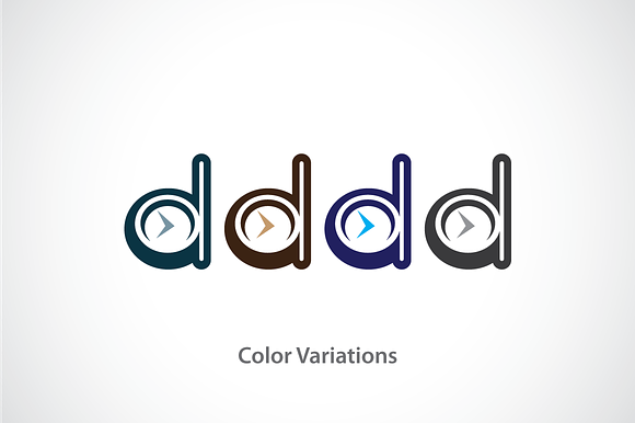 Alphabet D Typography Logo Template in Logo Templates - product preview 3