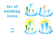 Set of building icons & logos