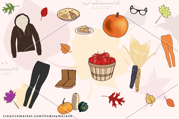 Fun Fall Illustrations + Icons in Illustrations - product preview 2