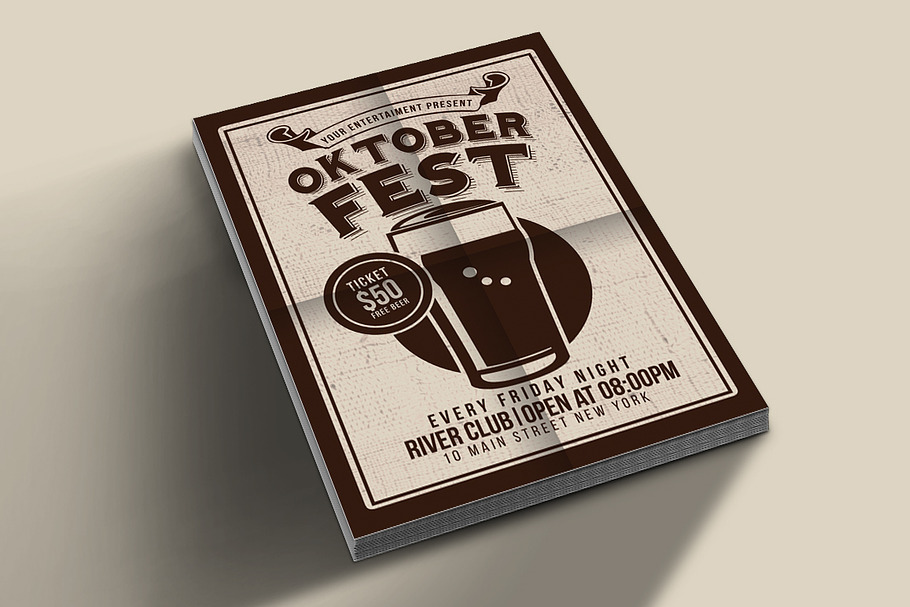 Oktober Fest Beer Party in Flyer Templates - product preview 8