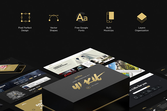 -50% Sale. Milestone UI Kit in UI Kits and Libraries - product preview 1