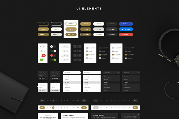 -50% Sale. Milestone UI Kit in UI Kits and Libraries - product preview 4