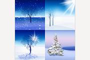 Winter Landscape Set