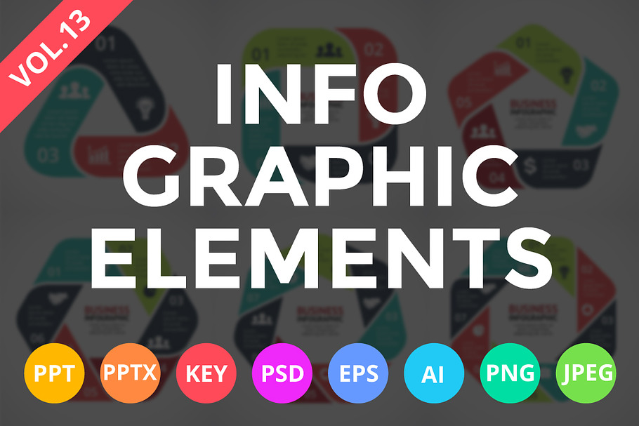 Infographic Elements Vol.13 in Keynote Templates - product preview 8