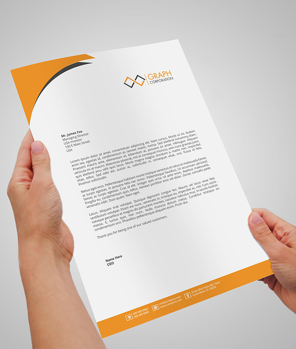 letterhead in Stationery Templates - product preview 4