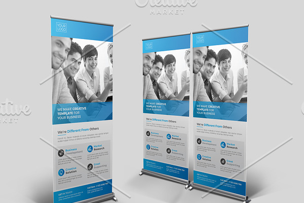Roll Up Banner Template