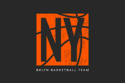 Vector basketball tee print design