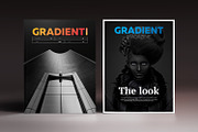 Gradient Magazine Indesign Template