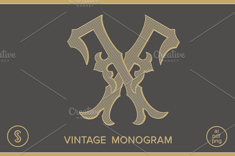 FF Monogram in Logo Templates - product preview 8