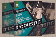 Acoustic Music Event Flyer/ Poster