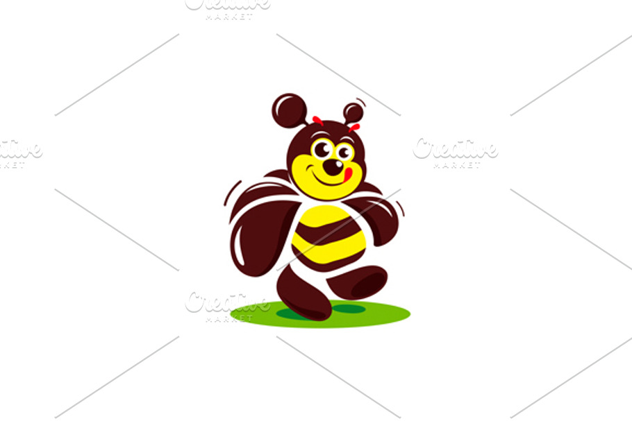 Chocolate Bee cake  in Logo Templates - product preview 8