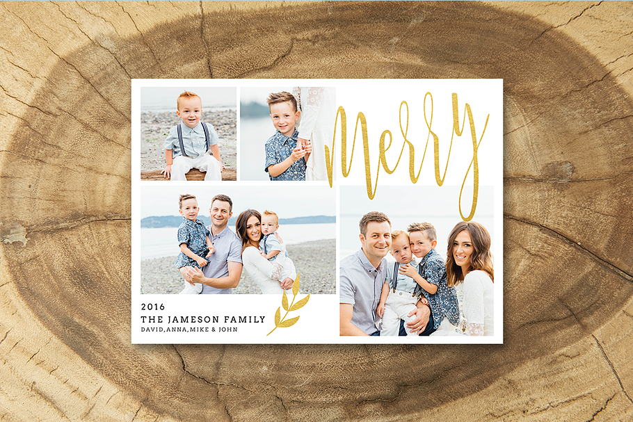 Christmas Card Template 029 in Card Templates - product preview 8
