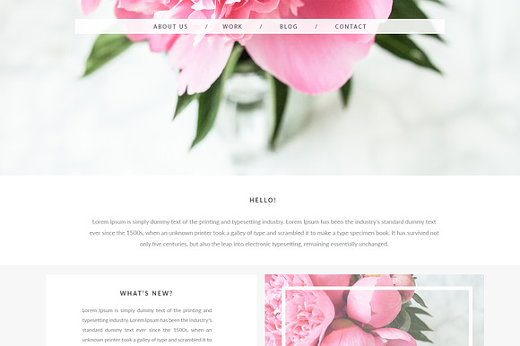 Lovely Peonies Styled Photos in Product Mockups - product preview 3