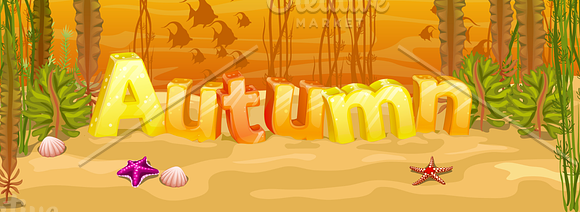 Autumn banner, autumn banner in Illustrations - product preview 1