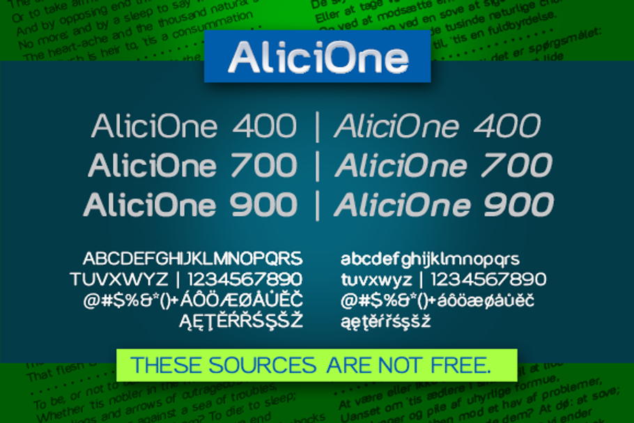 AliciOne font