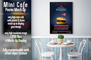 Mini Cafe Poster Mockup