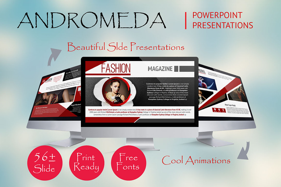 ANDROMEDA Magazine Presentations in PowerPoint Templates - product preview 8