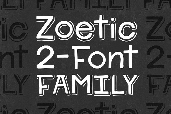 Zoetic 2-Font Family in Sans-Serif Fonts - product preview 4