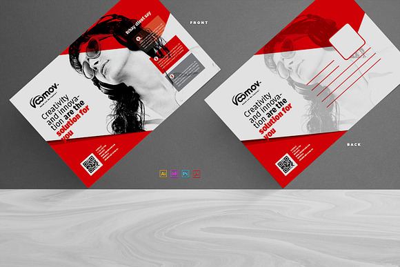 Postcard Design in Postcard Templates - product preview 3