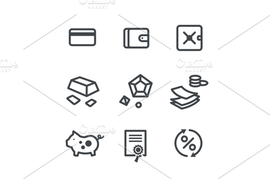 Finance icon in Graphics - product preview 8